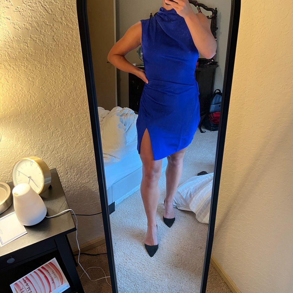 Blue Misha Mini Dress